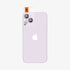 AGL07163 - iPhone 15 Pro / 15 Pro Max Optik Pro Lens Protector in natural titanium showing the device